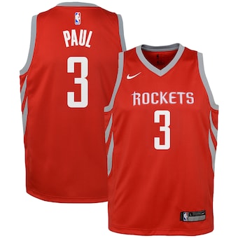 youth nike chris paul red houston rockets swingman jersey ic-519